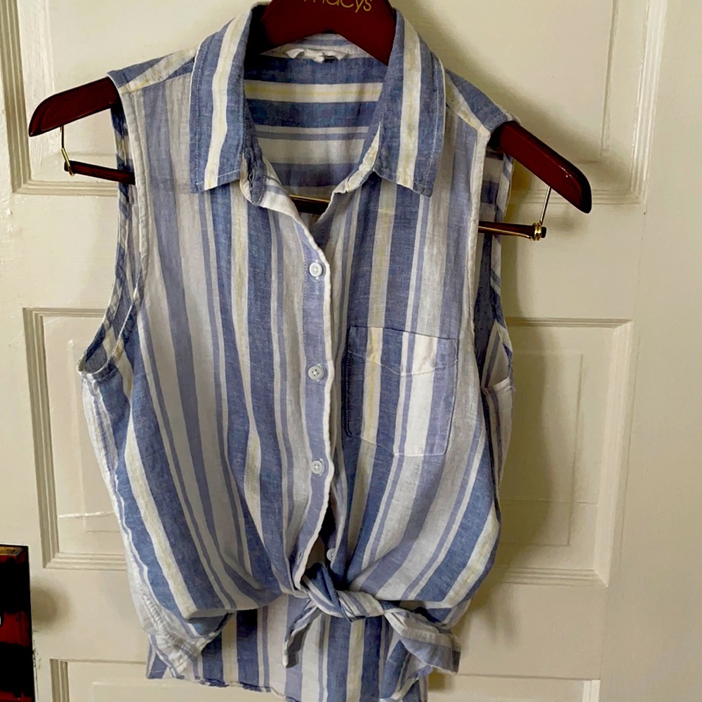 BeachLunchLounge linen blend shirt